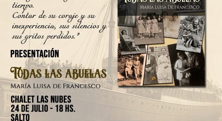 Presentación del libro «Todas las abuelas»,de María Luisa De Francesco.