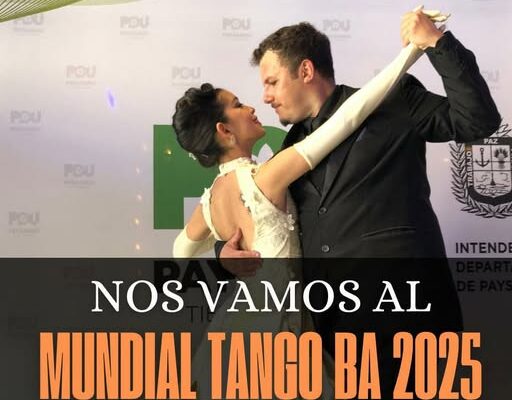 Angelina Díaz y Gary Etchegaray representarán a Uruguay en el Mundial de Tango BA 2025
