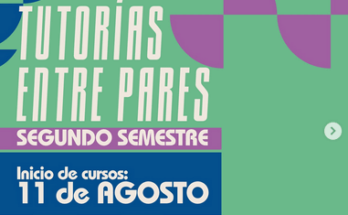 Convocatoria a estudiantes universitarios para participar de Tutorías Entre Pares