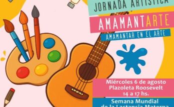 AmamantARTE”: Jornada artística en Salto en el marco de la Semana Mundial de la Lactancia Materna