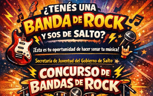 Salto apuesta al talento joven con un nuevo Concurso de Bandas de Rock Salto apuesta al talento joven con un nuevo Concurso de Bandas de Rock