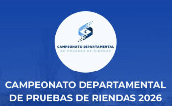 El Campeonato Departamental de Pruebas de Riendas 2026 tiene su calendario confirmado