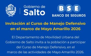 Invitación al Curso de Manejo Defensivo en el marco de Mayo Amarillo 2026
