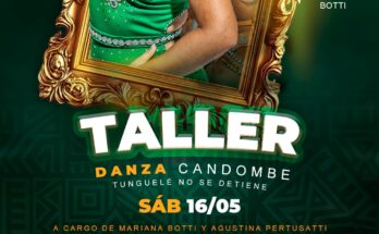 Espacio Tunguelé realizará taller de danza candombe abierto a la comunidad
