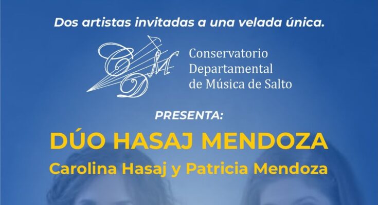 El Conservatorio Departamental de Música invita al concierto del Dúo Hasaj Mendoza en el Teatro Larrañaga