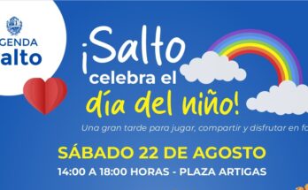 Salto invita a celebrar el Día del Niño este sábado en Plaza Artigas