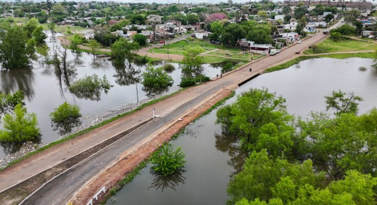 Creciente del río Uruguay: varias calles permanecen cortadas en Salto Creciente del río Uruguay: varias calles permanecen cortadas en Salto
